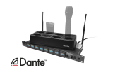 8 Channel Wireless Receiver with Dante