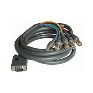 Переходный мониторный кабель VGA (HD15) Вилка на 5 BNC (Розетки), 75 Ом