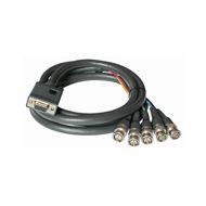 Переходный мониторный кабель VGA (HD15) Розетка на 5 BNC (Вилки), 75 Ом