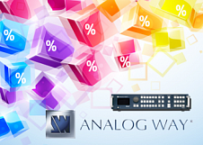 Снижение цен на оборудование для видеоинсталляций от Analog Way!