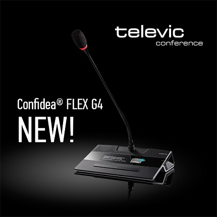 Confidea FLEX G4: новое беспроводное решение от Televic, которое изменит ваше представление о конференц-системах