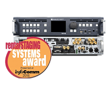 Видеопроцессор VIO 4K от Analog Way получил награду на InfoComm 2016 Rental & Staging Awards