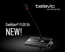 Встречайте! Confidea® FLEX G4: новое беспроводное решение от Televic, которое полностью изменит ваше представление о конференц-системах