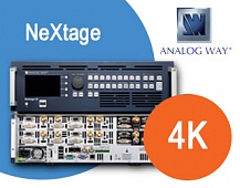 Видеопроцессоры NeXtage от Analog Way - теперь с поддержкой 4К